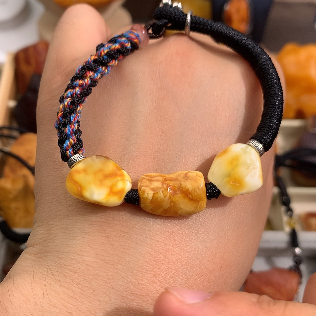 蜜蜡裸石未镶嵌你