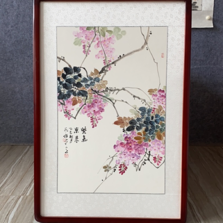 孙艺群老师纯手绘作品：带框尺寸63×93厘米