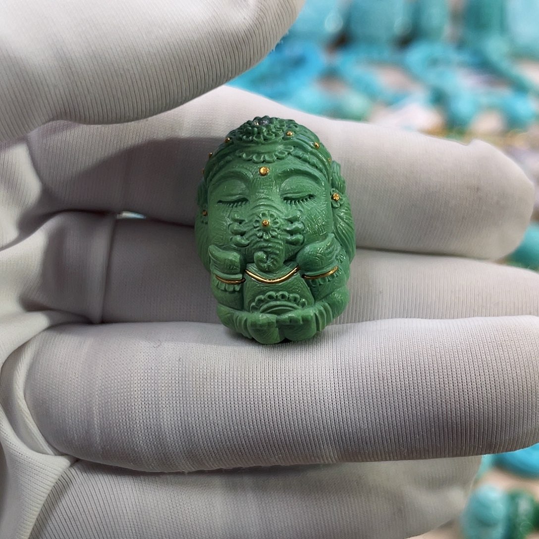 绿松石珠宝奇石未镶嵌