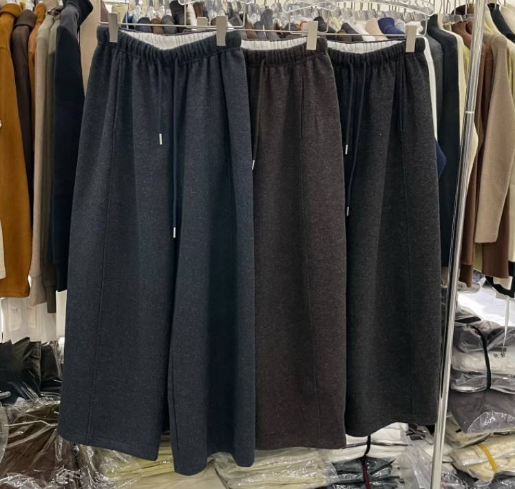 老钱风慵懒风厚款运动风休闲裤外穿裤秋冬韩系洋气显瘦百搭舒服