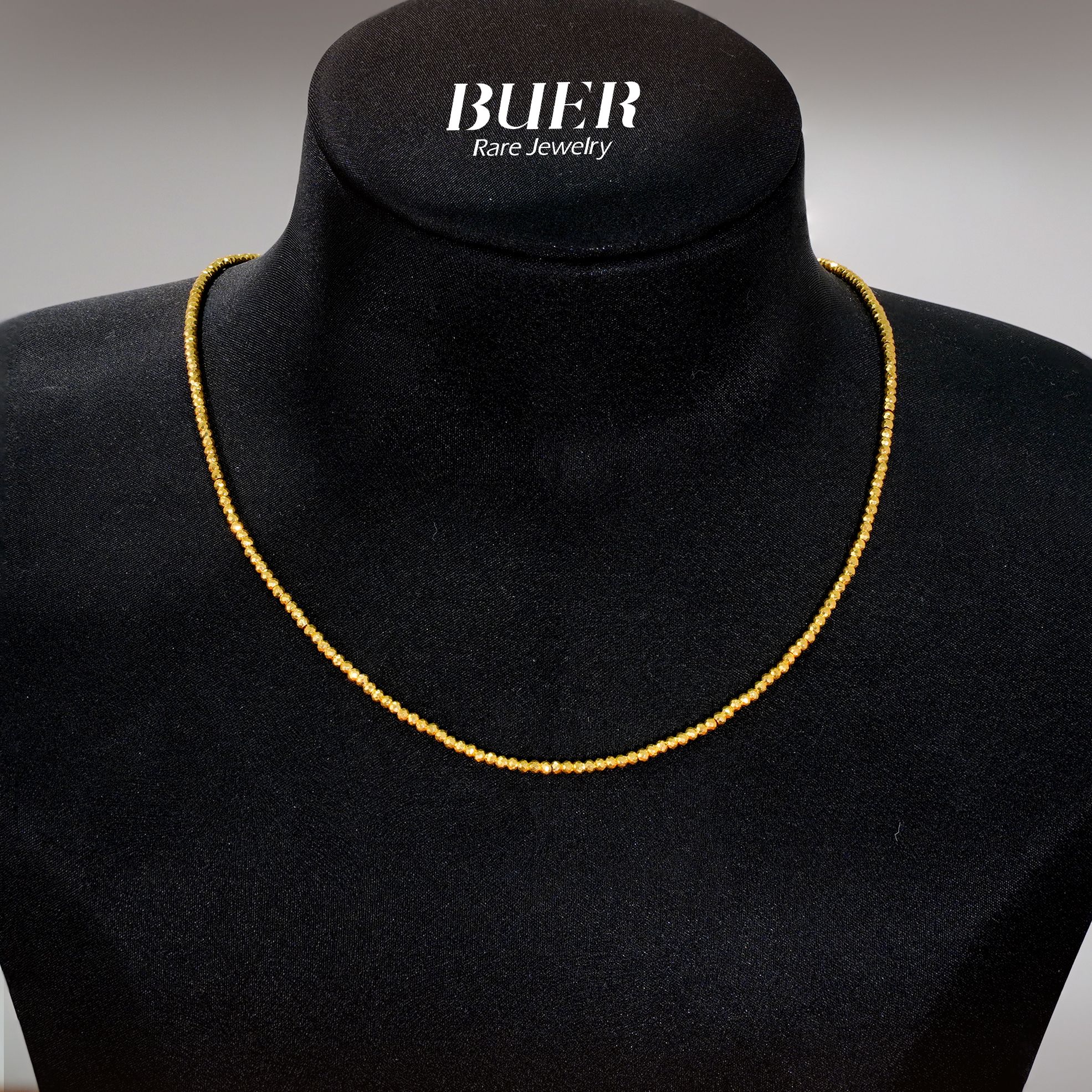 【不二】K金DIY切面珠项链