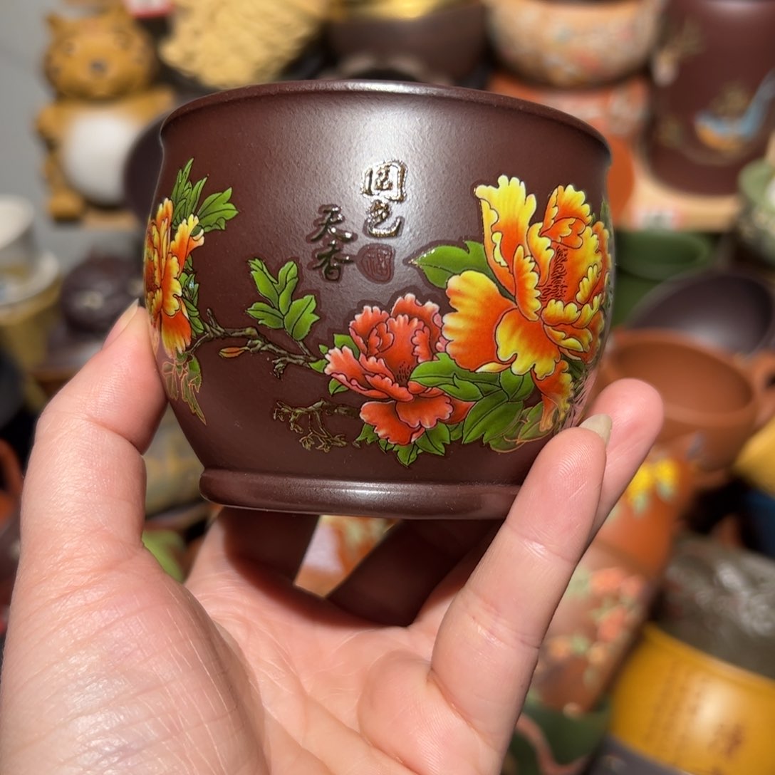 紫砂茶杯宜兴紫砂主人杯