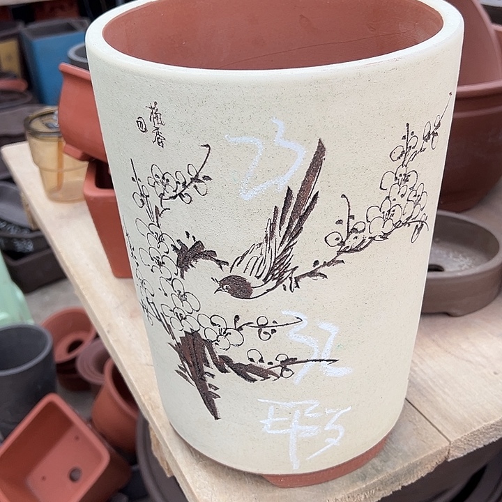 紫砂花盆透气花盆