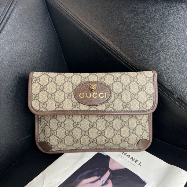 95新 GUCCI/古驰 捐金沉珠/虎头胸包