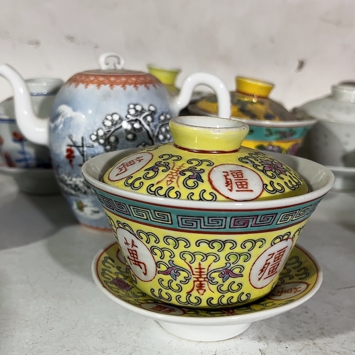 杯青花瓷釉下才杯