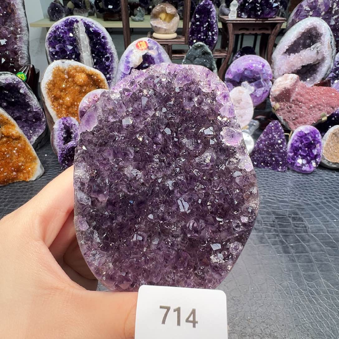 珠宝半成品未镶嵌紫晶