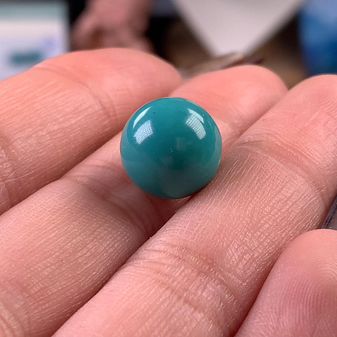 绿松石未镶嵌珠宝奇石17.5mm