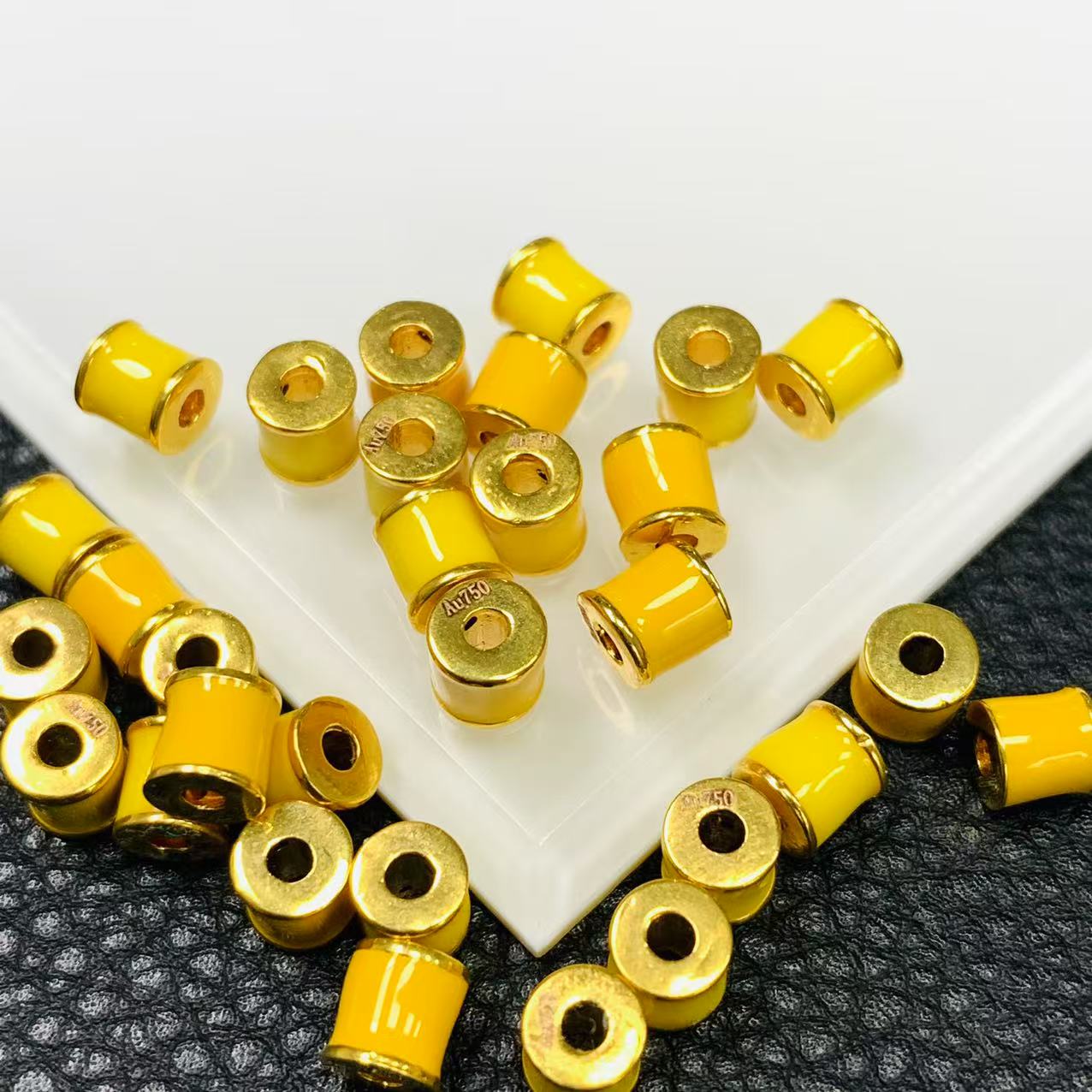 YZ4082-18K金4.8mm左右黄色配件-JS(多样性发其一)