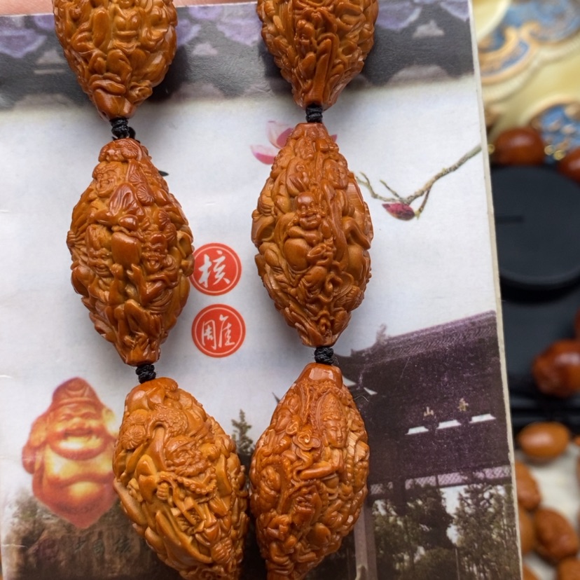 【闪购商品】橄榄核吊坠橄榄手工雕刻工艺
