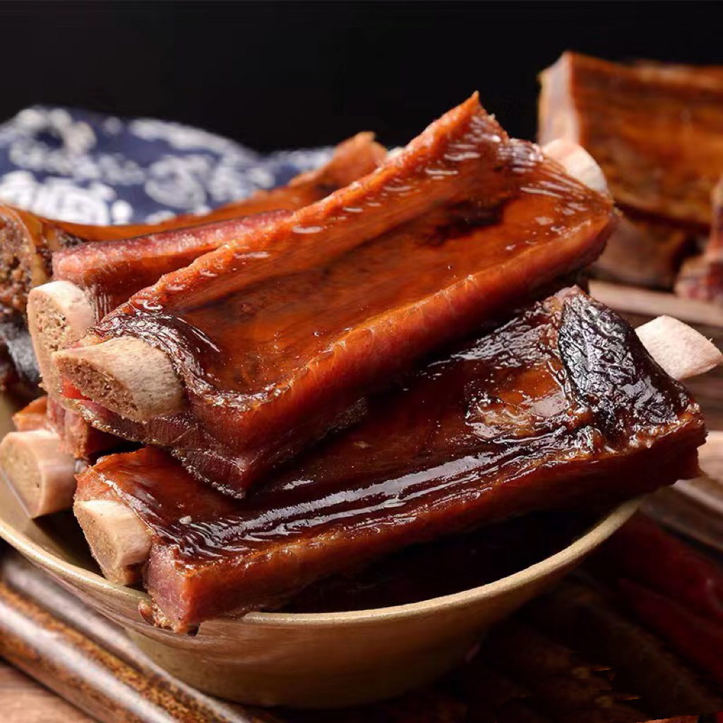 【百村千人】代卖农家熟食喂养土猪肉 烟熏腊大骨  烟熏腊排骨 