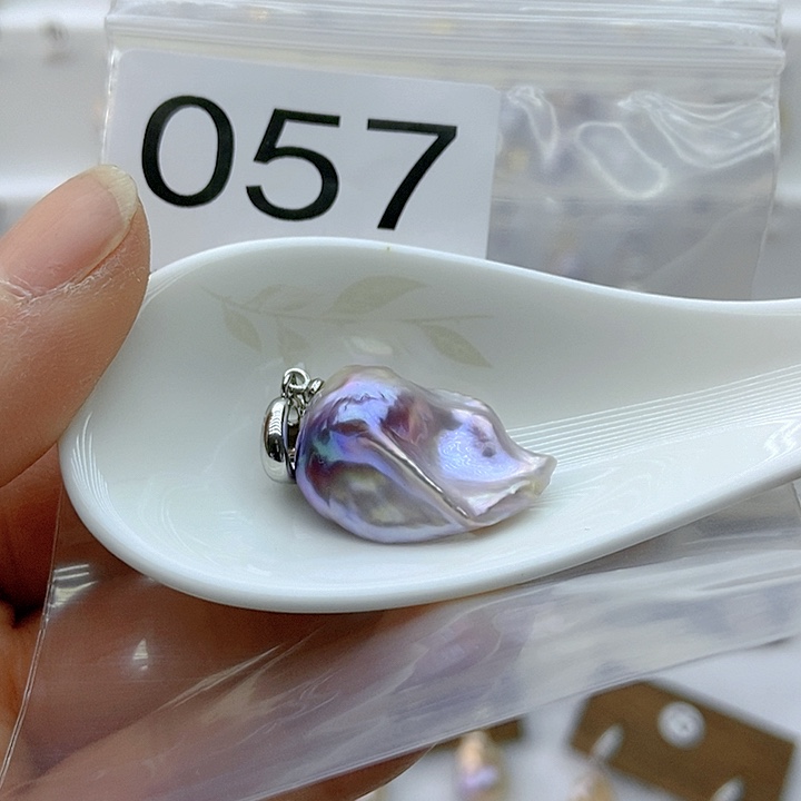 淡水珍珠颈饰银S925镶嵌