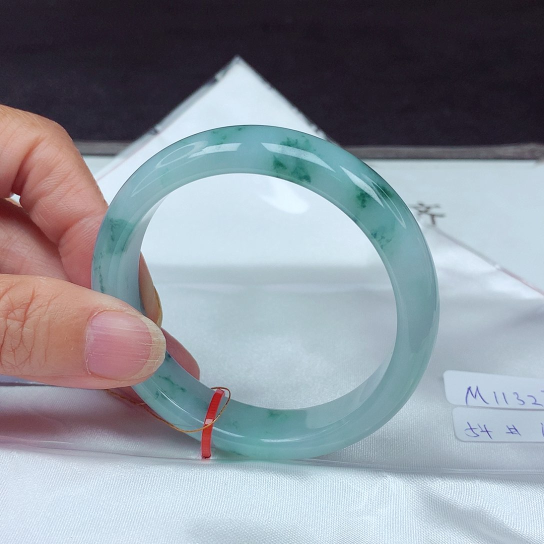 未镶嵌手镯翡翠54圈3270