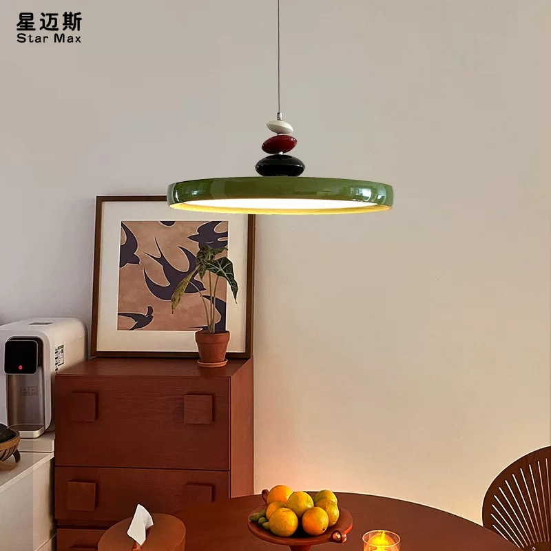 摇臂餐厅灯现代简约全光谱餐桌灯极简单头可移位led饭厅吧台吊灯