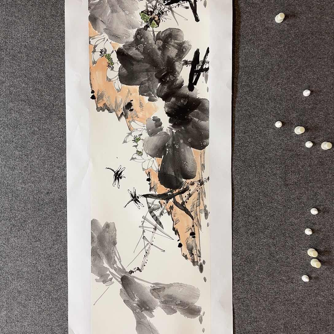 国画邢坤老师手绘作品