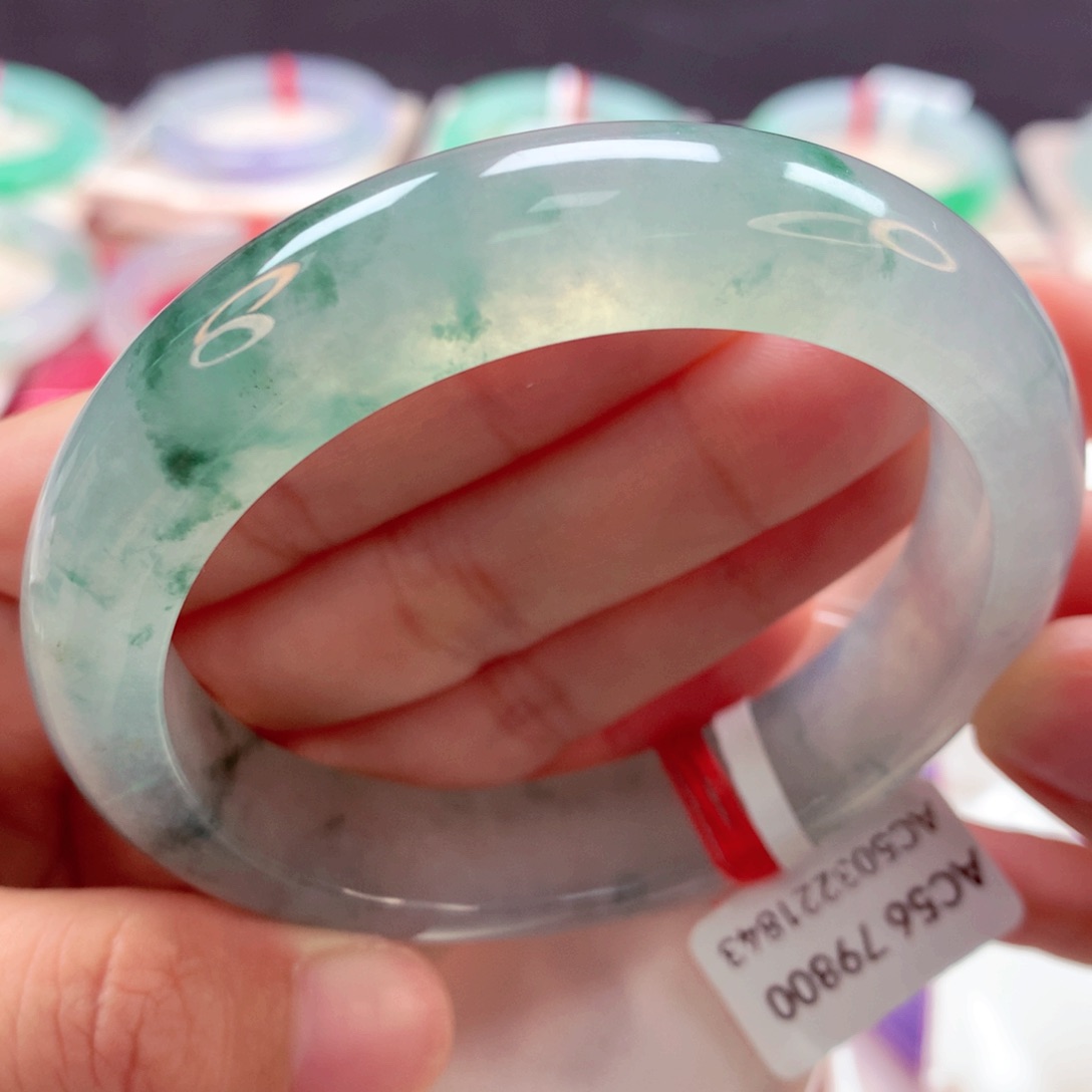 翡翠手镯未镶嵌93翡翠手镯99