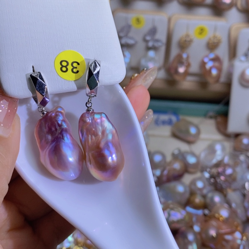 【闪购商品】淡水珍珠天然淡水珍珠（微瑕）合金