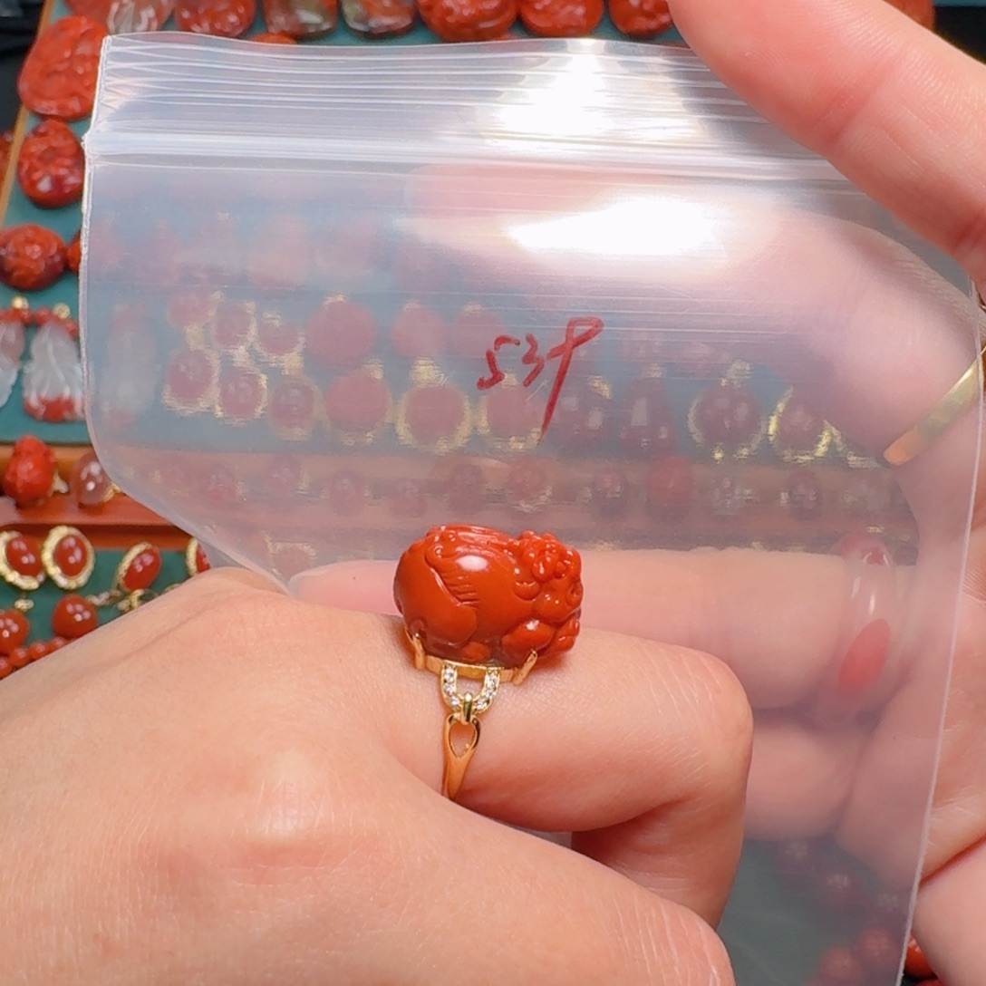 南红玛瑙南红银S925镶嵌