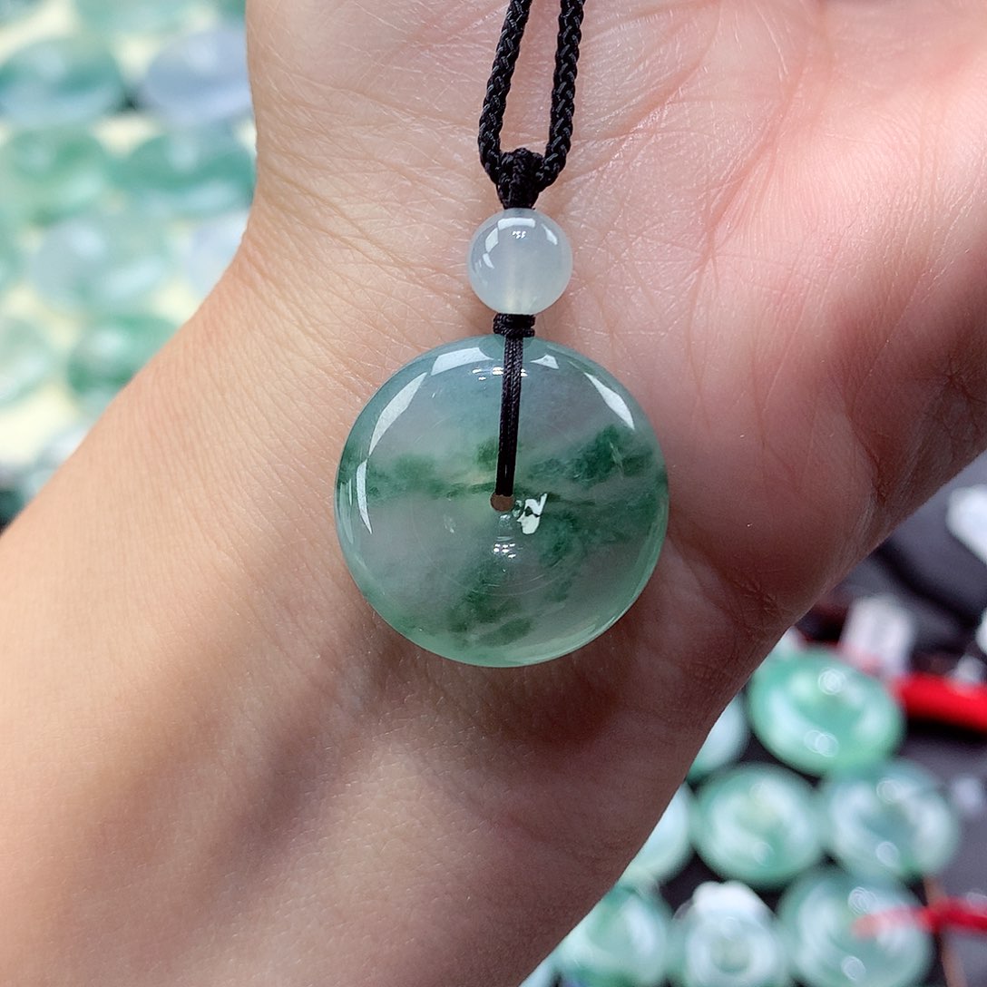 翡翠颈饰未镶嵌4尺寸20.9/6.2