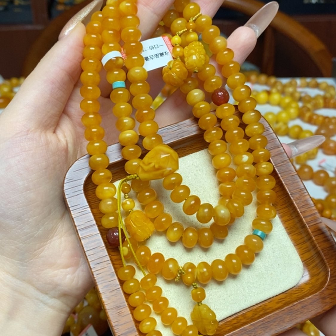 【闪购商品】蜜蜡手链未镶嵌手串