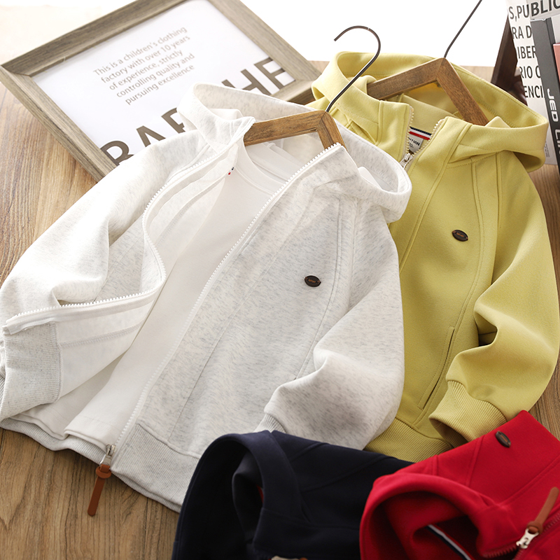 男童连帽外套春秋新款童装