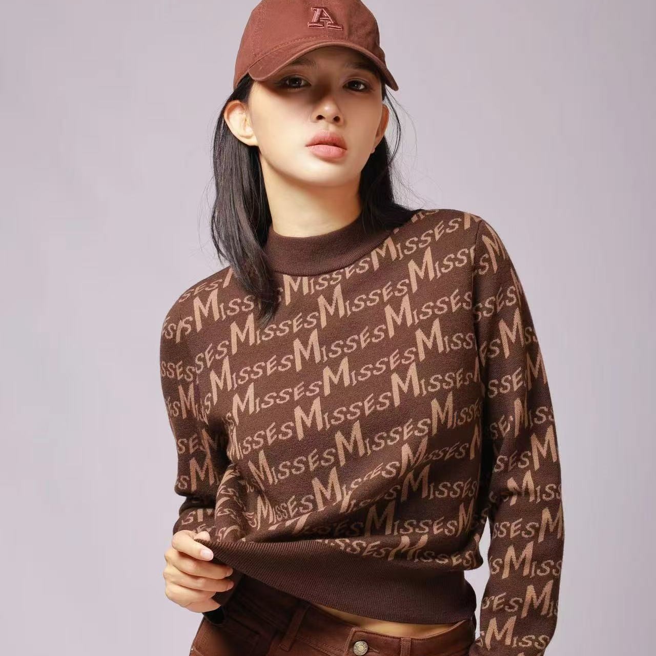 款套长袖百搭毛衣711689