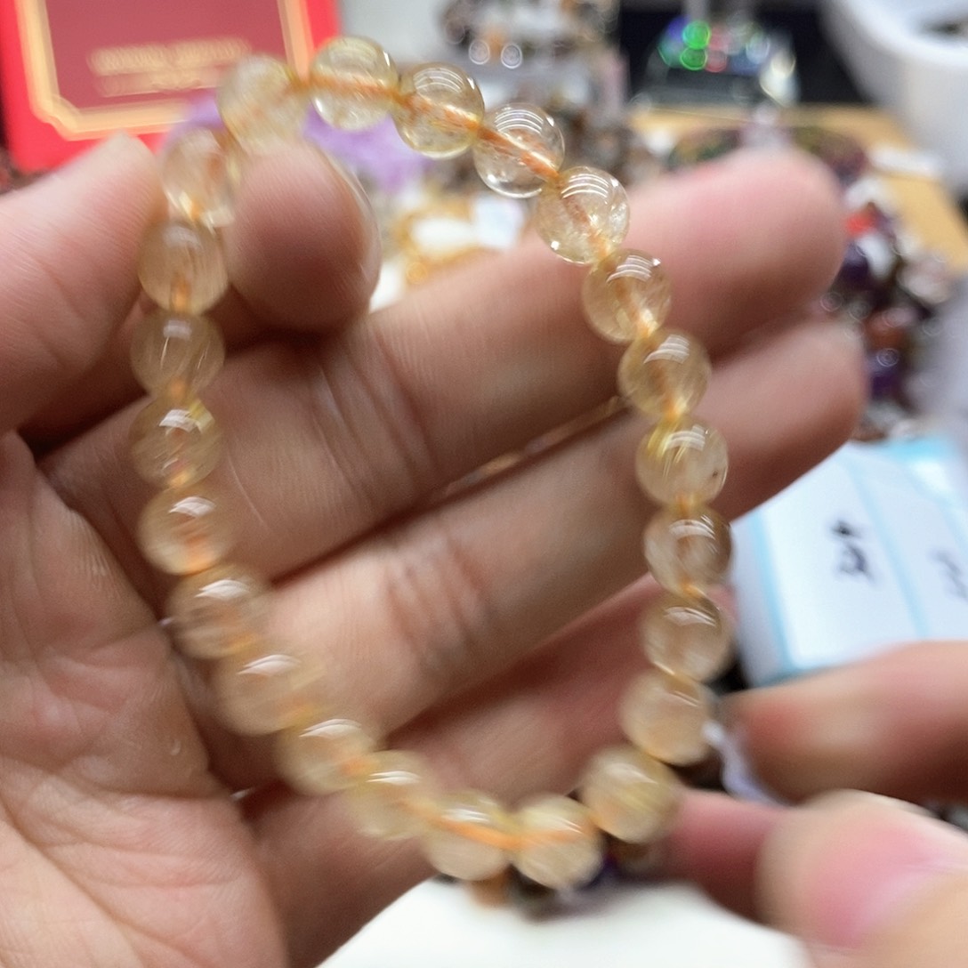 水晶手链未镶嵌天然