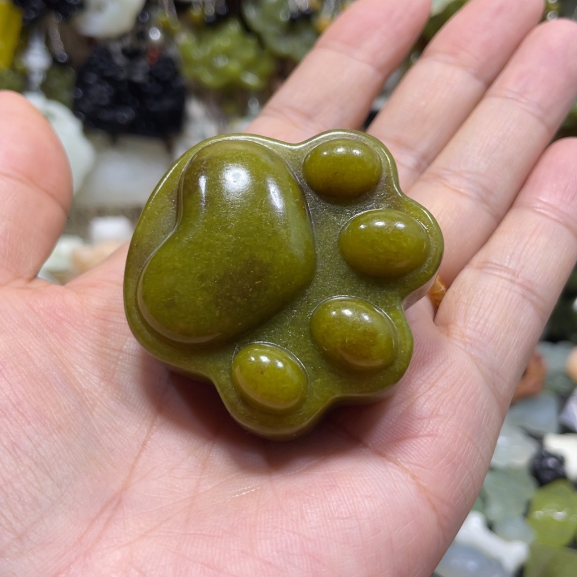 【闪购商品】岫玉颈饰未镶嵌61手把