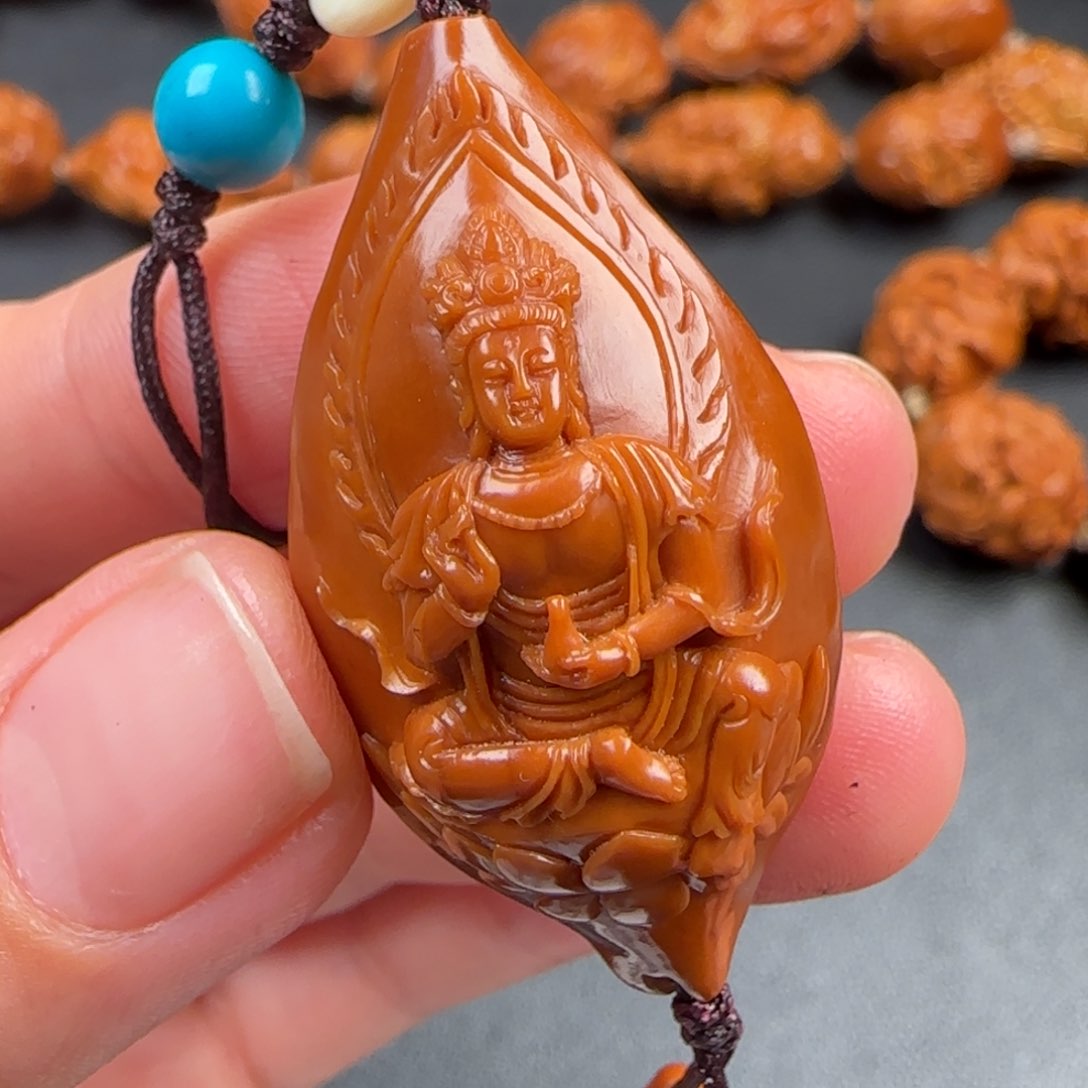 橄榄核手串/手链橄榄核观音单粒