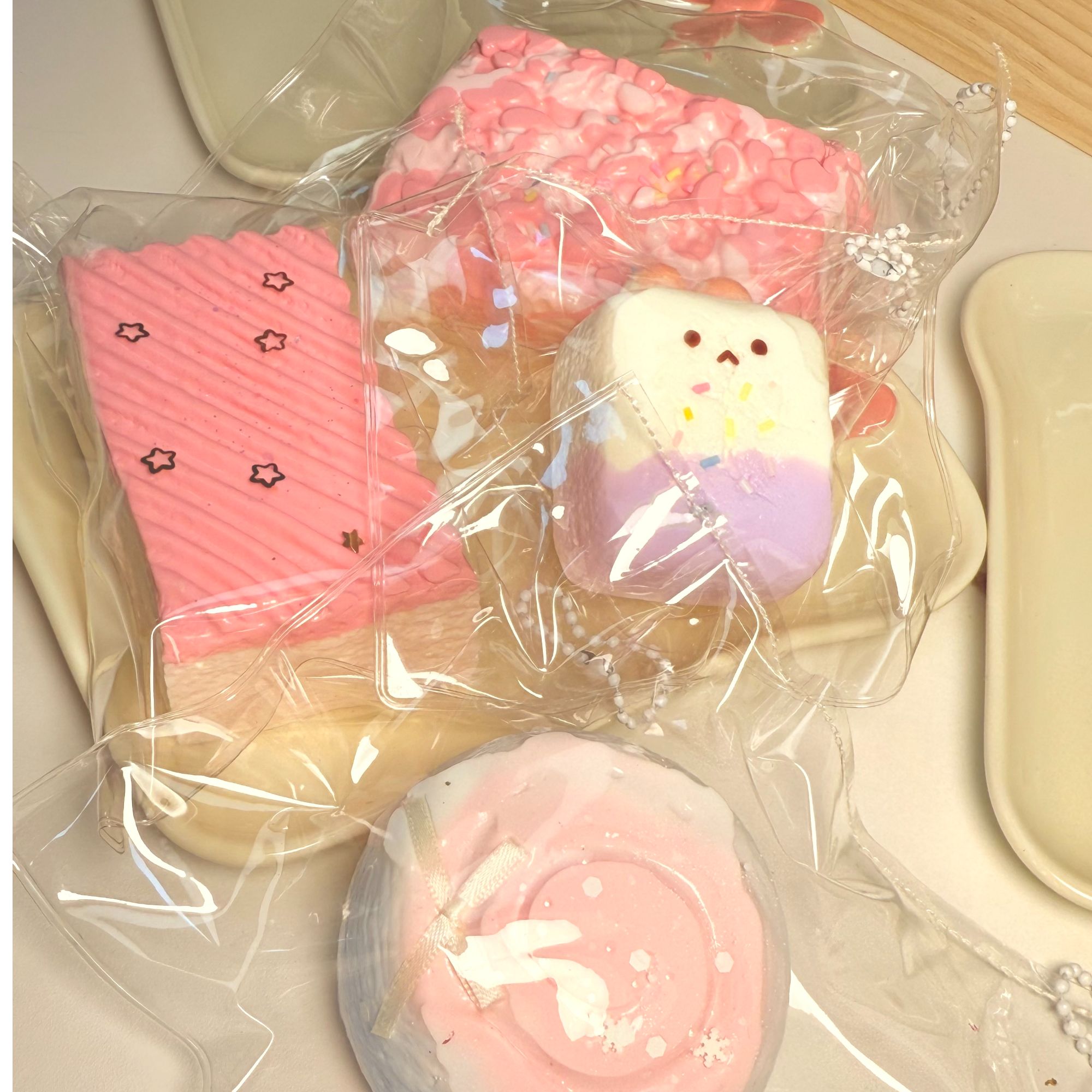 小甜饼Cake 2-3个混合手感盒【食品级硅胶捏捏乐】 默认微瑕！