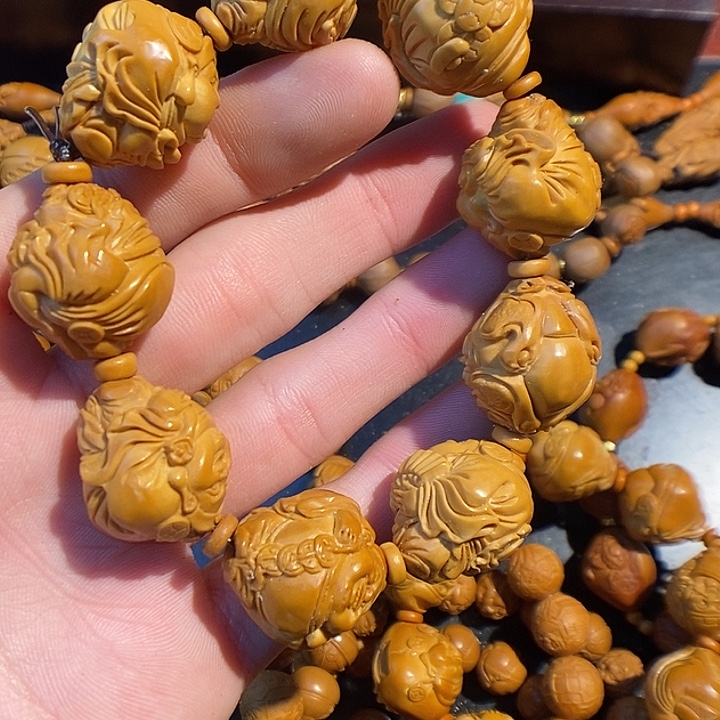 广***客橄榄核手串/手链财神