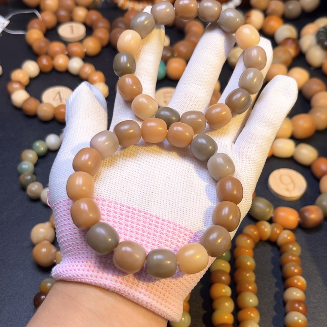 菩提根/象牙果吊坠枣珠干磨卡12