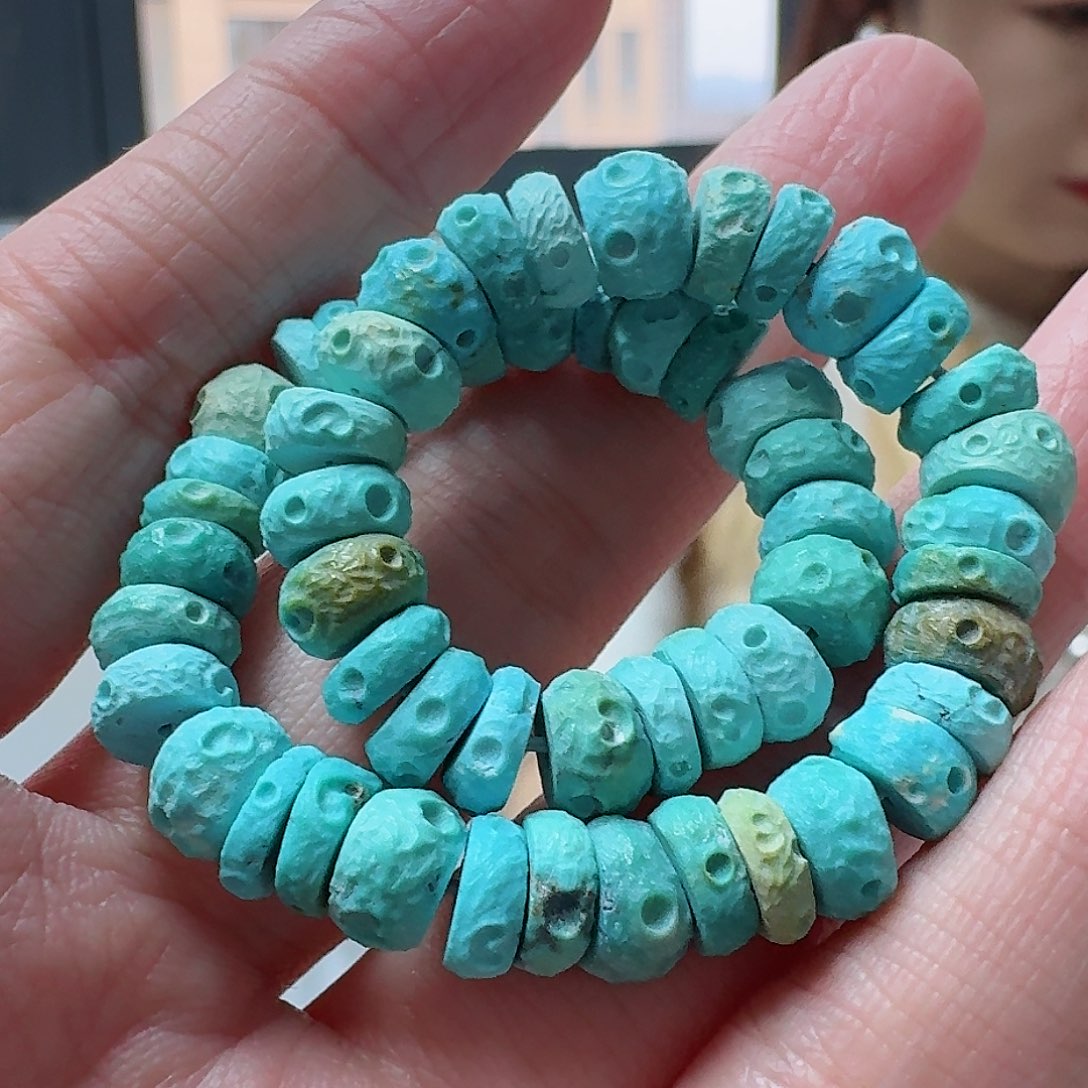 绿松石珠宝奇石未镶嵌