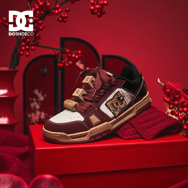 DCSHOES ASTRA PRO 红酒软木塞板鞋时尚情侣面包鞋美式潮流男鞋