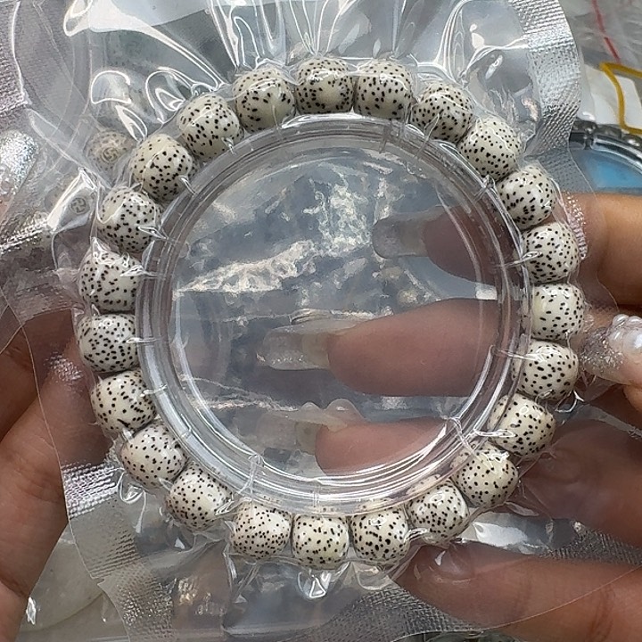 星月菩提手串267傲世白星月菩提万字10桶单圈