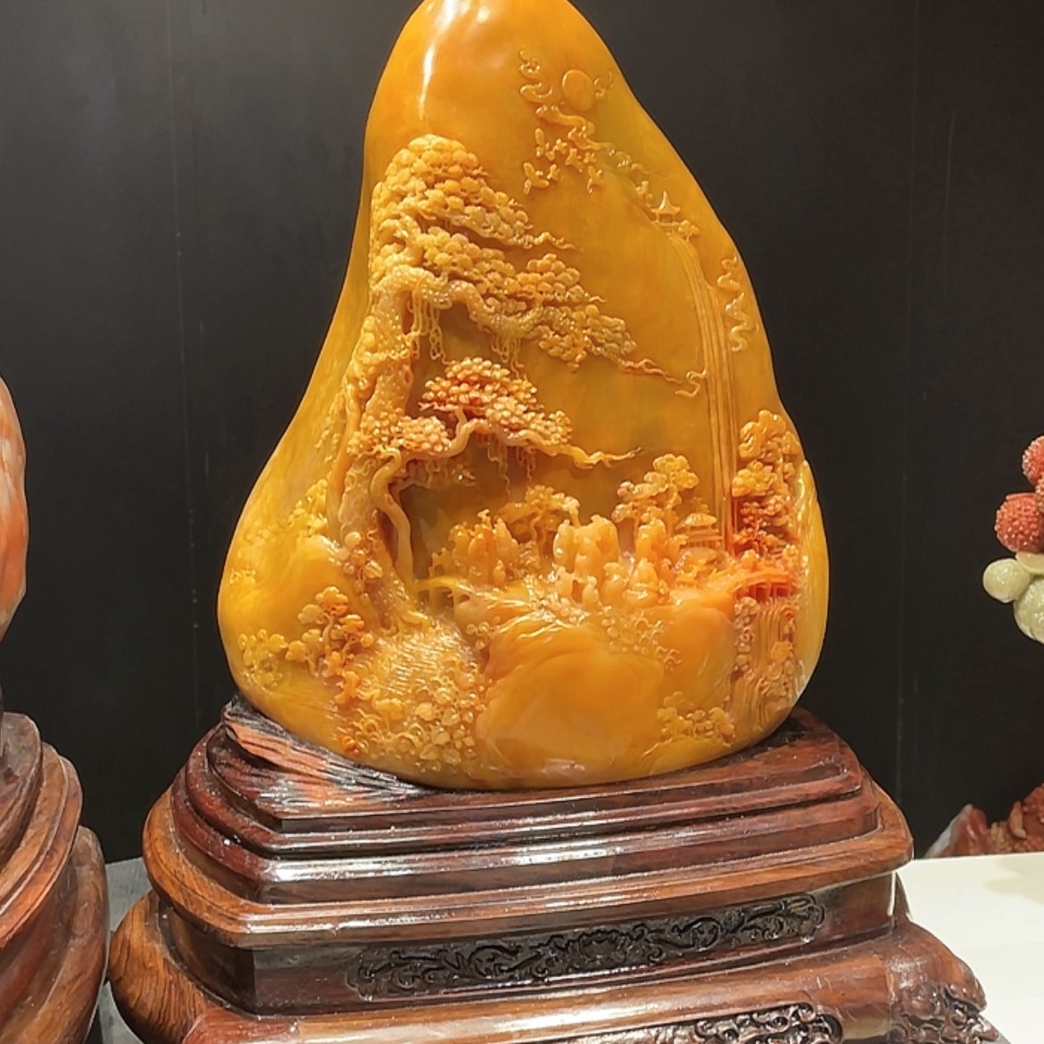 【闪购商品】寿山石骑****行山水工艺品摆件