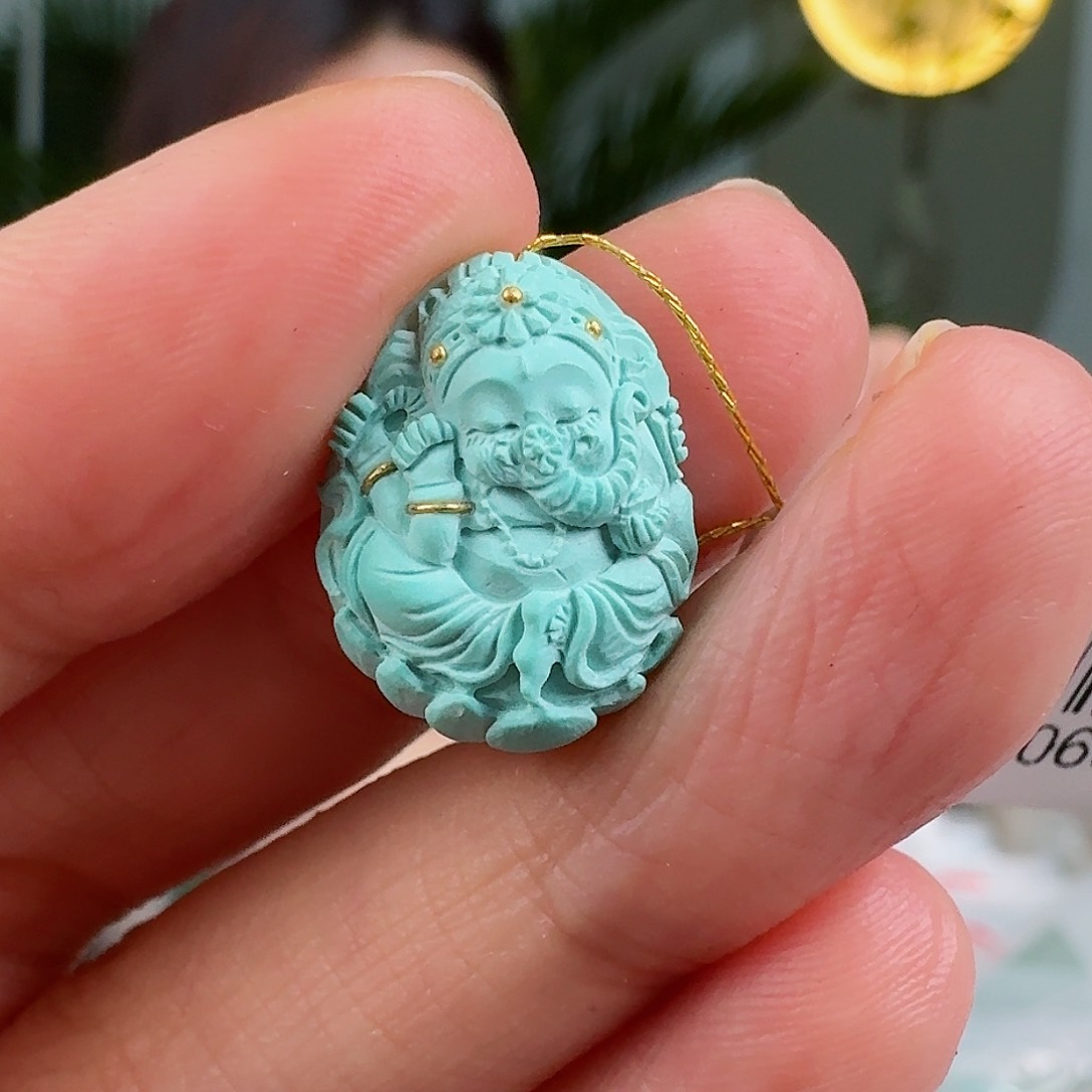 绿松石珠宝奇石未镶嵌