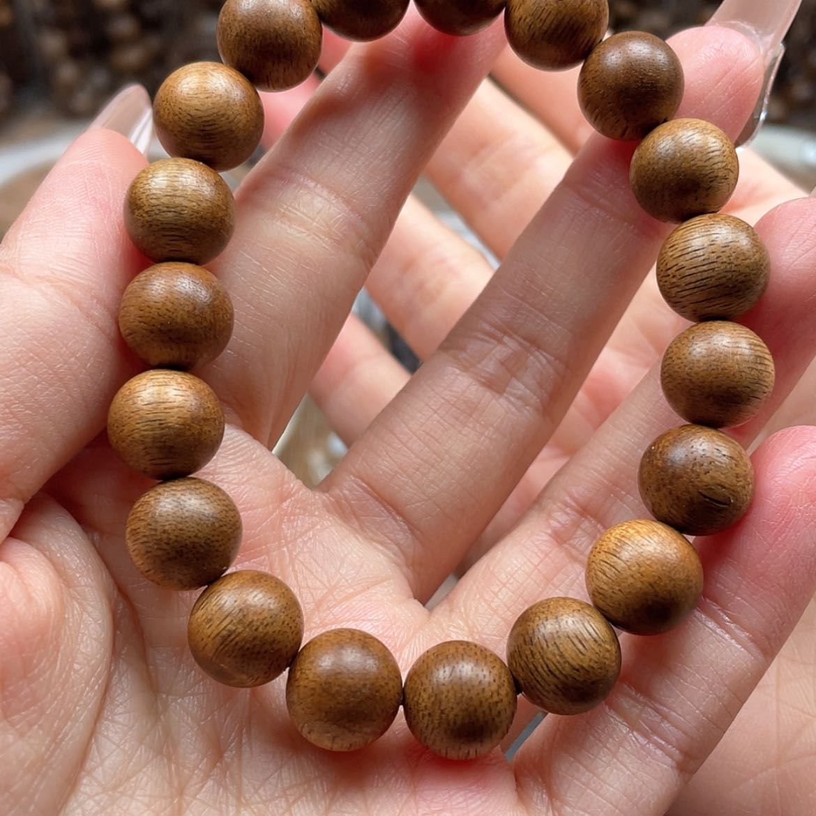 【闪购商品】沉香手串1.0芽庄黄奇楠8分沉