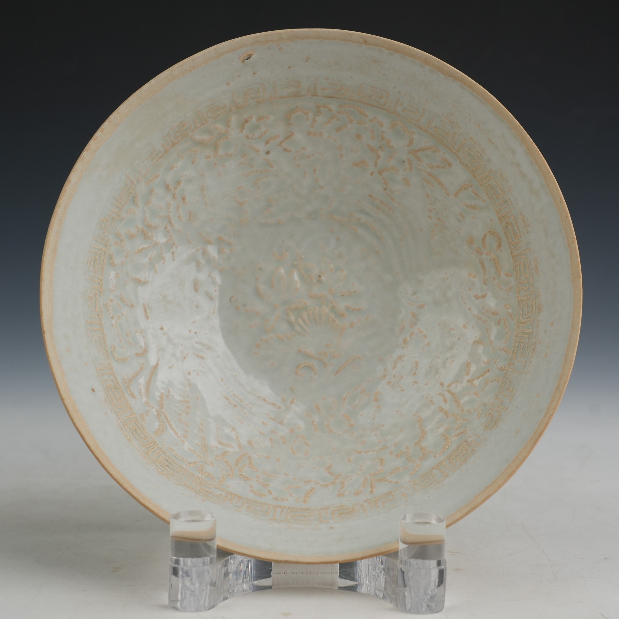 旧藏  宋芒口印花碗