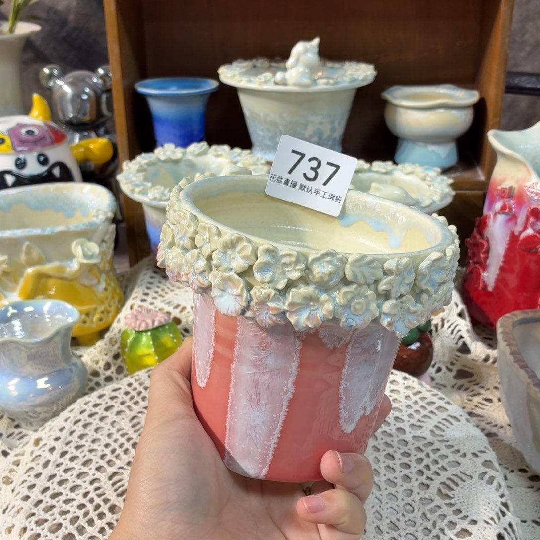 景德镇陶瓷花盆花盆