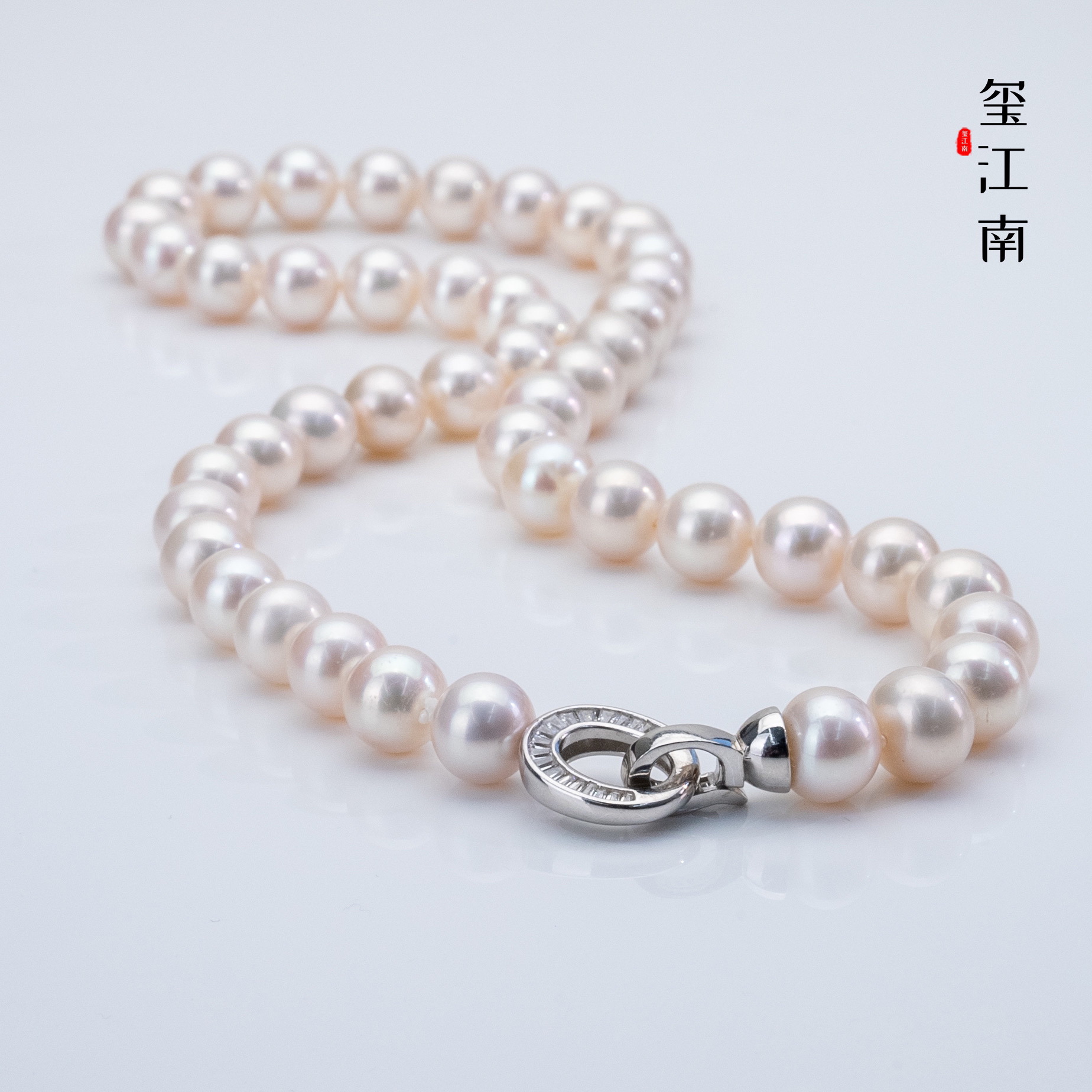 清｜淡水无核珍珠气质百搭项链颈链S925银7.3～8.3mm FX078