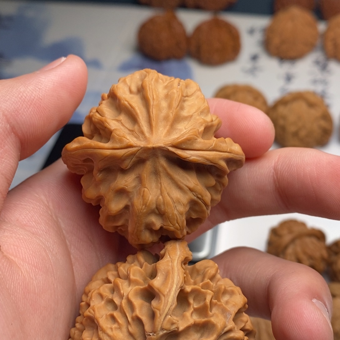 淏***群文玩核桃把件龙鳞