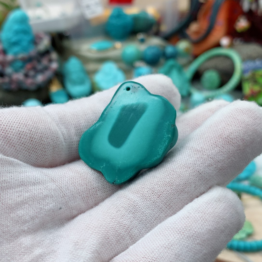 绿松石珠宝奇石未镶嵌