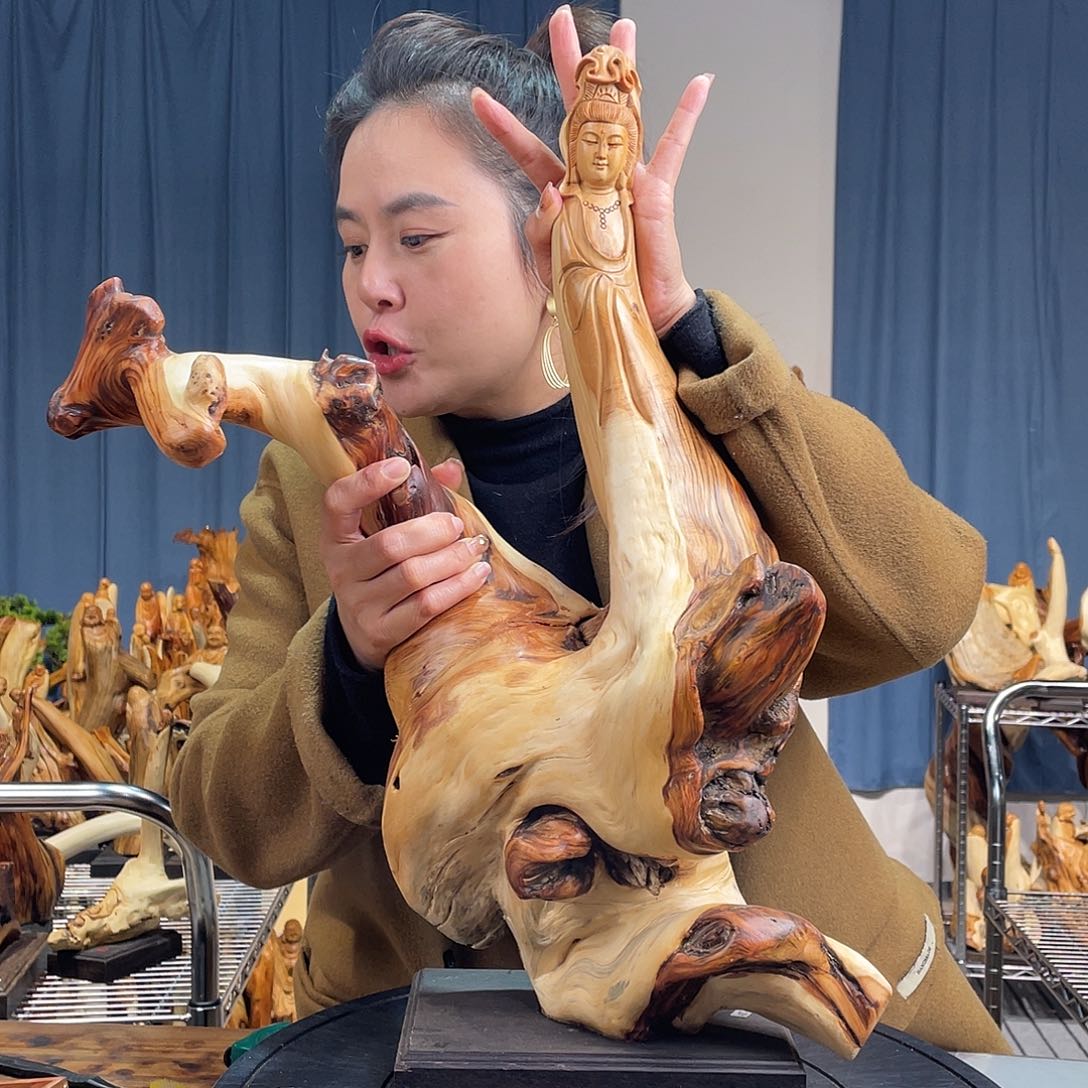 柏木（崖柏）随型摆件