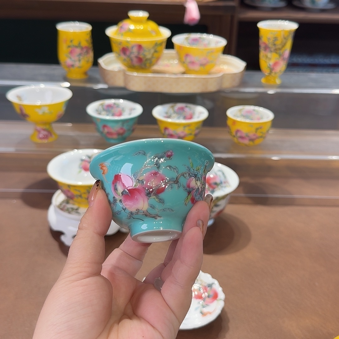 珐琅彩主人杯茶具系列