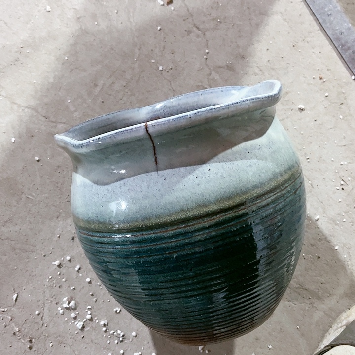 红陶口径19高度19一只瑕疵