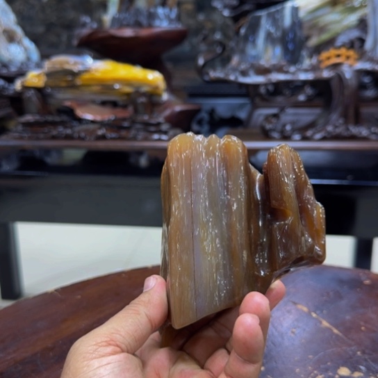 硅化玉手把未镶嵌