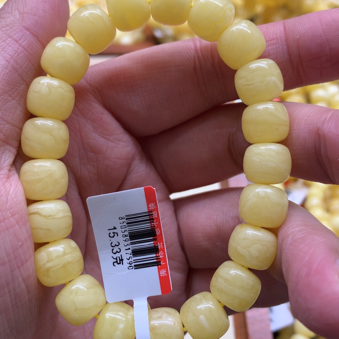 蜜蜡手链未镶嵌蜜蜡