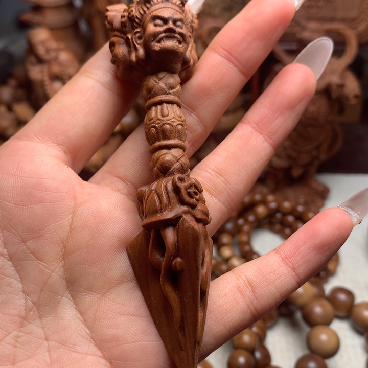 檀香木把件少****师老山檀