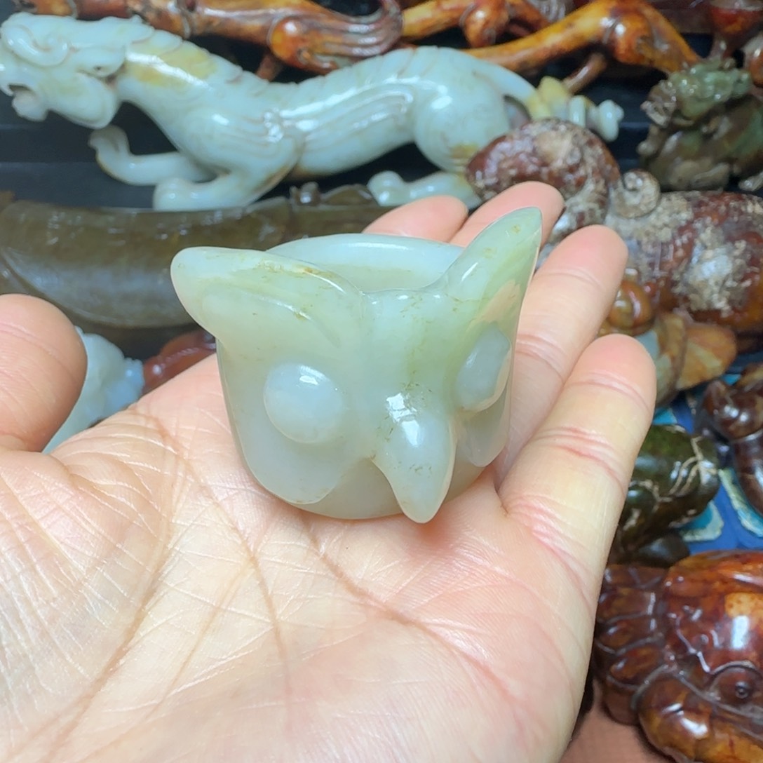 和田玉扳指未镶嵌