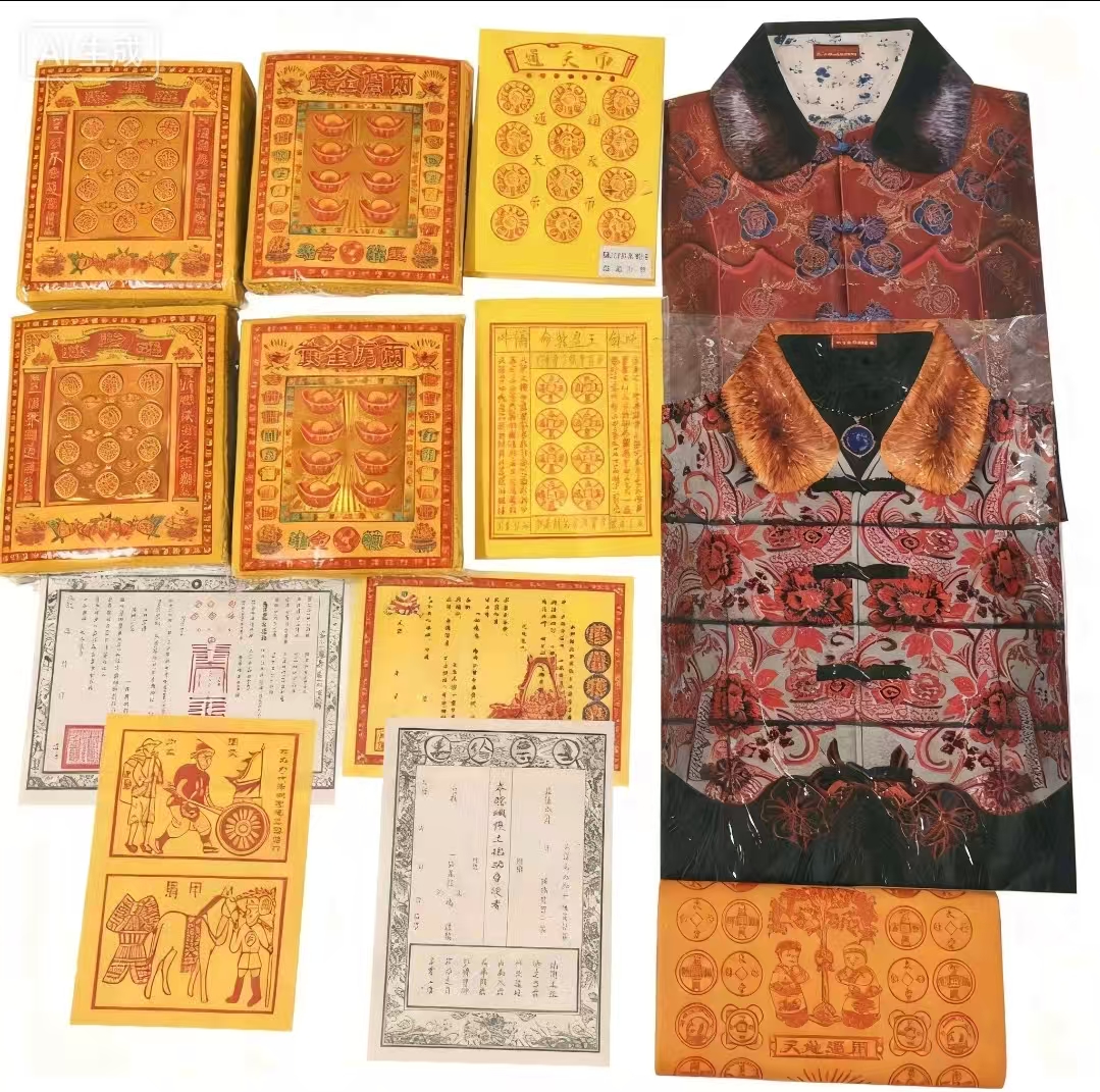 十月一专用套餐万两通天棉衣纸质